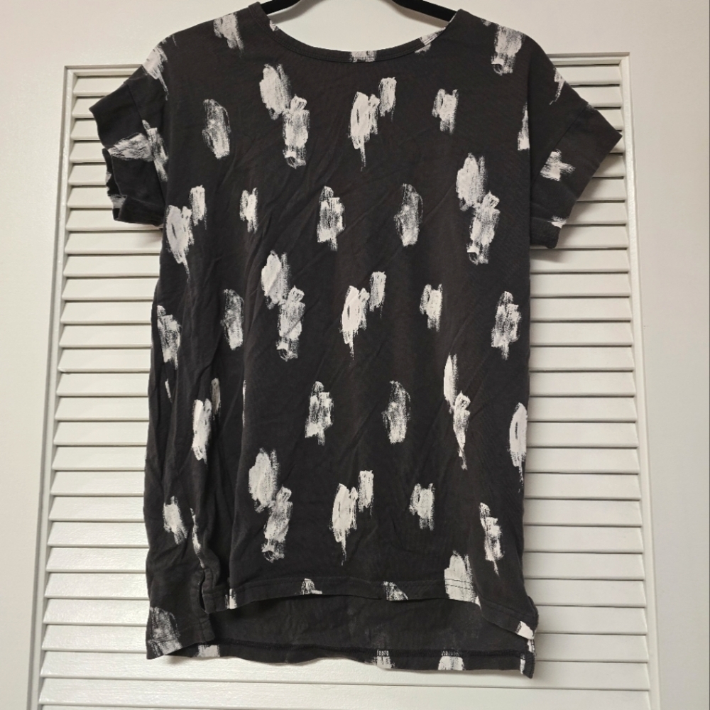 Cat & Jack - Kid's 100% Cotton Paint Streak Pattern Short-Sleeve Casual Top
